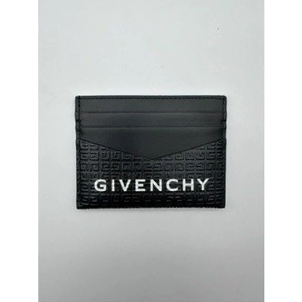 Givenchy Card Holder Mens Black 4G‎ Monogram Leather BK6099K1LQ-001